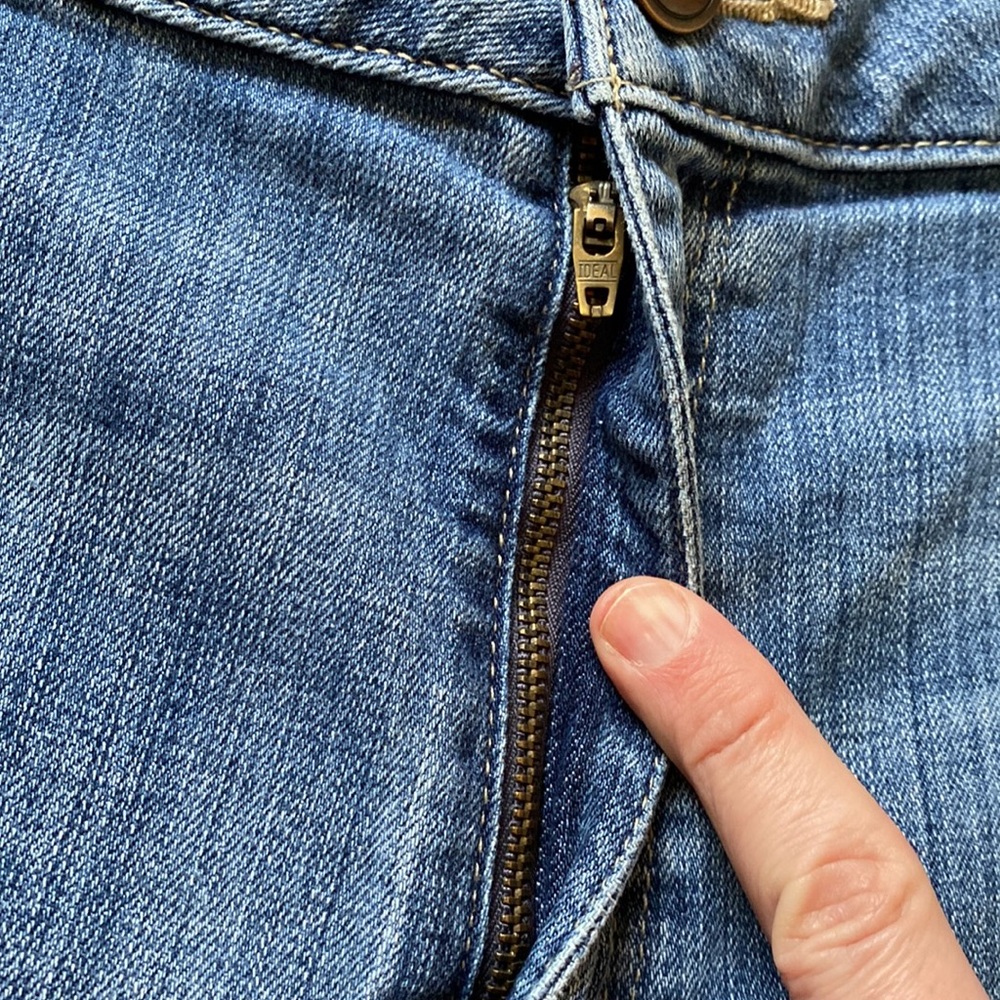 Lane Bryant Girlfriend Distressed Patchwork Ankle… - image 8